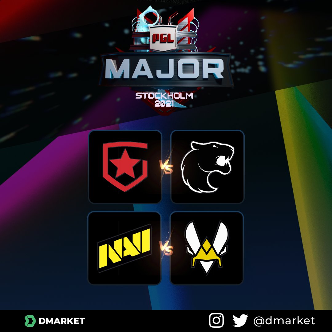 DMarket's tweet photo. Here are the rules ☝️🤓:

1. Be the first to predict the correct score for maps for both matches, submit your predictions in reply (Instagram or Twitter), and tag your friend.

2. Follow @dmarket on Twitter &amp; Instagram.

3. Retweet this tweet.

4. Sign up on DMarket.

#PGLMajor https://t.co/nc9WanEp5Y