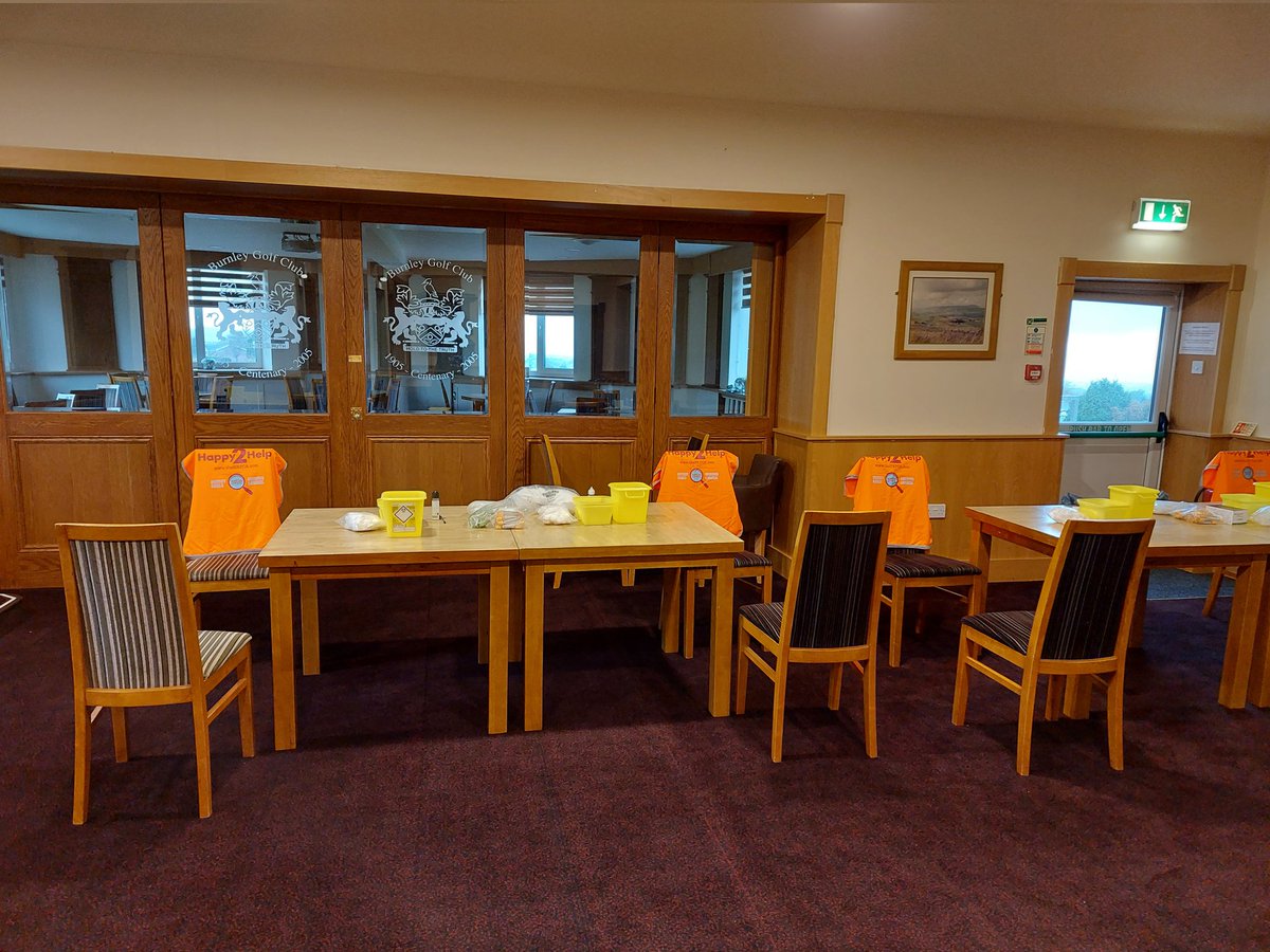 BKPCAppeal's tweet photo. All set up @burnleygolfclub for tomorrow's Prostate Cancer Test day. The booking process has now ended and over 150 men are set to be tested. #detectearlysurvivelonger https://t.co/9IK2Mkv3wR