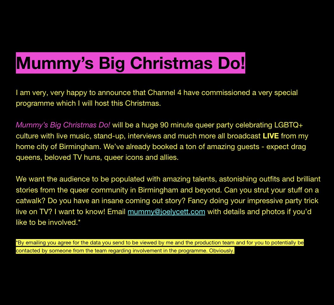 Mummy’s got news 🏳️‍🌈