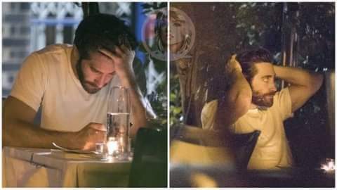 FolklorianB's tweet photo. jake gyllenhaal viendo que Taylor no solo sacará la versión de 10 minutos de All too well, si no que también tendrá un video:
#RedTaylorsVersion https://t.co/hNiK6VSWdh