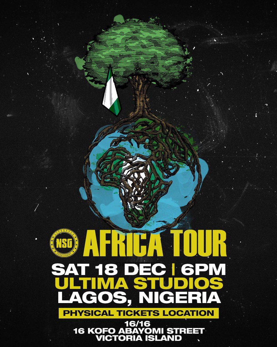 MxjibNsg's tweet photo. Lagos physical ticket pick up point 📍#Areaboyz ! #RootsTour https://t.co/BshJthTNVs