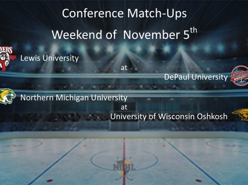 Weekend Preview: ow.ly/fe3e50GGYxO

Conf:
<a href="/LewisMHky/">Lewis Men's Hockey</a> at <a href="/DePaulHockey/">DePaul Hockey</a> 
<a href="/NMU_D2/">NMU D2 Hockey</a> at <a href="/UWOHockey/">UW-Oshkosh Hockey</a> 

Interdivisional:
<a href="/MarquetteHockey/">Marquette Hockey</a> at <a href="/PNW_Hockey/">PNW Hockey M1</a> 
<a href="/cuw_acha/">CUW ACHA Mens Hockey</a> at @StNorbertACHA 

Non-Conf:
@marianmensacha at Lindenwood U
@AUACHA17 at Bradley U
@RULakersD2 at CMU

<a href="/achamensd2/">ACHA Men's D2</a>