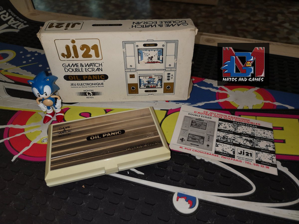 MatosandGames's tweet photo. Une Game & Watch Oil Panic 😎
#retrogaming #nintendo #gameetwatch #oilpanic #ji21 #matosandgames https://t.co/QwiNYtzRQZ