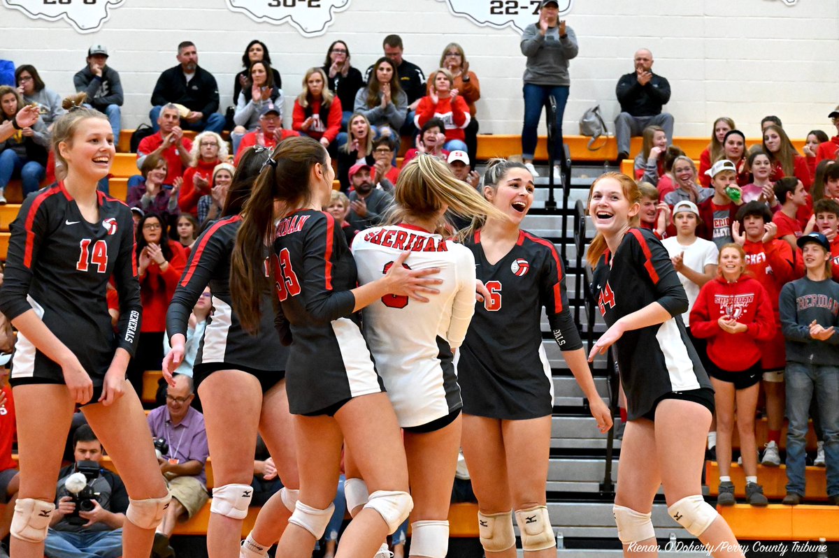 SHSvollball's tweet photo. WHAT A 2021. We overcame so many obstacles all season long as a team. You are all truly special and will always be Sheridan Volleyball.❤️🏐. You are ALL champions in my book. #startedfromthebottomnowwehere https://t.co/yYwe9CYcqf