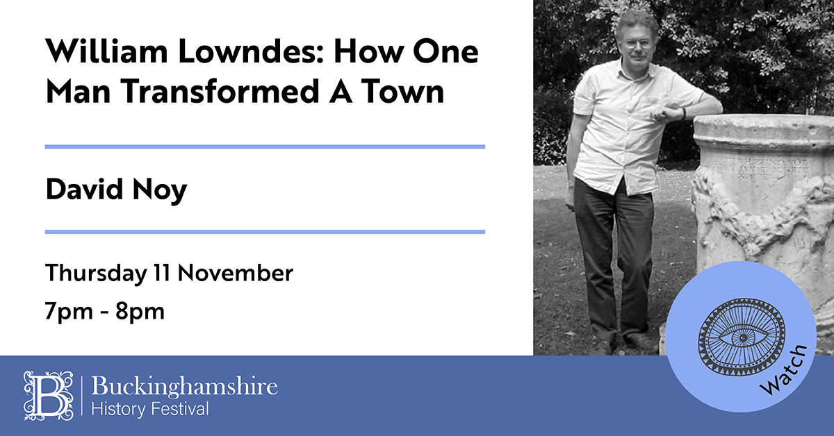 HistFestBucks's tweet image. In our live @HistFestBucks talk on 11 Nov, David Noy discusses the extraordinary life of William Lowndes and how he shaped the story of the town of #Winslow. Book a free place: bit.ly/3Grk9IL 
@BucksCouncil @MKCouncil @BucksArchives @Bucks_Libraries @BucksMuseum