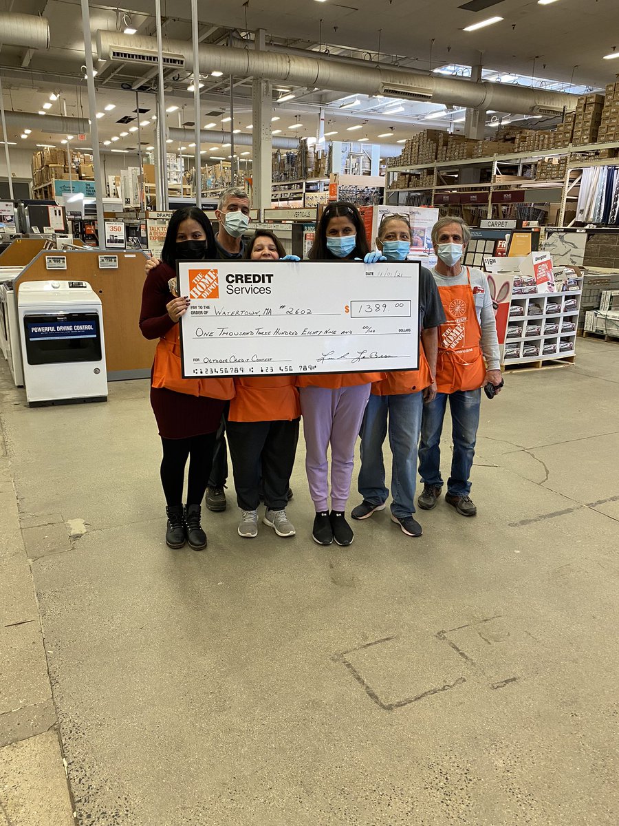Congrats to the great Watertown Team!! $1389 winners in the October Credit Contest!! <a href="/BelliveauRob/">Rob Belliveau</a> <a href="/Mike_Attar/">Mike Attar</a> <a href="/Watertown2602/">Watertown 2602</a>