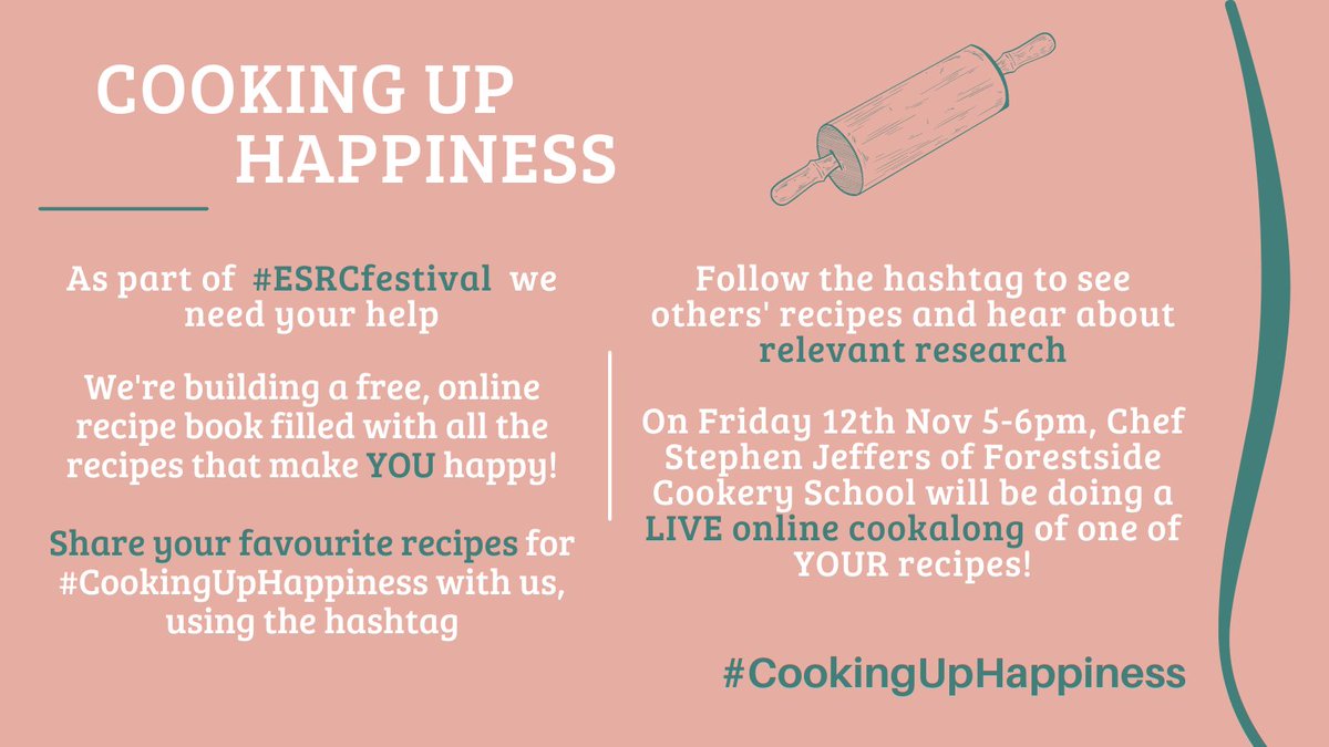 Fiona Lavelle (@fi_lavelle) on Twitter photo 🗓️Next week, <a href="/okaneniamh/">Niamh O'Kane</a> and I are running an online campaign focusing on the fun & enjoyment of cooking
🧑🍳👩🍳We want to build a free, online cookbook of recipes that make us HAPPY
Hear about our research, & join a FREE, live cookalong with a chef - Fri 12th
#CookingUpHappiness 🗓️Next week, <a href="/okaneniamh/">Niamh O'Kane</a> and I are running an online campaign focusing on the fun & enjoyment of cooking
🧑🍳👩🍳We want to build a free, online cookbook of recipes that make us HAPPY
Hear about our research, & join a FREE, live cookalong with a chef - Fri 12th
#CookingUpHappiness
