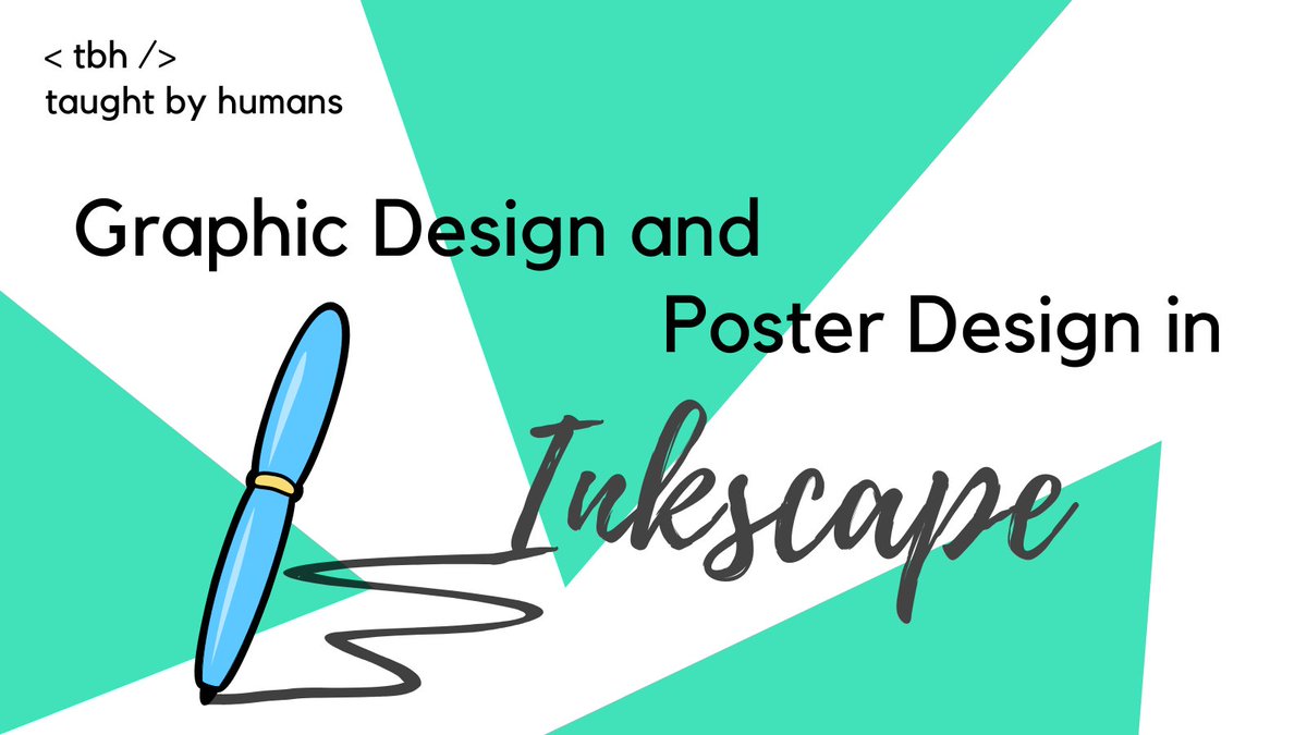 Take a look at our new videos by @elliotthogg2 and @danicarzap to learn something new or build on your Design skills in Inkscape We have videos on: Graphic Design - vimeo.com/612855175 Poster Design - vimeo.com/612784775 #taughtbyhumans #inkscape #design #editing