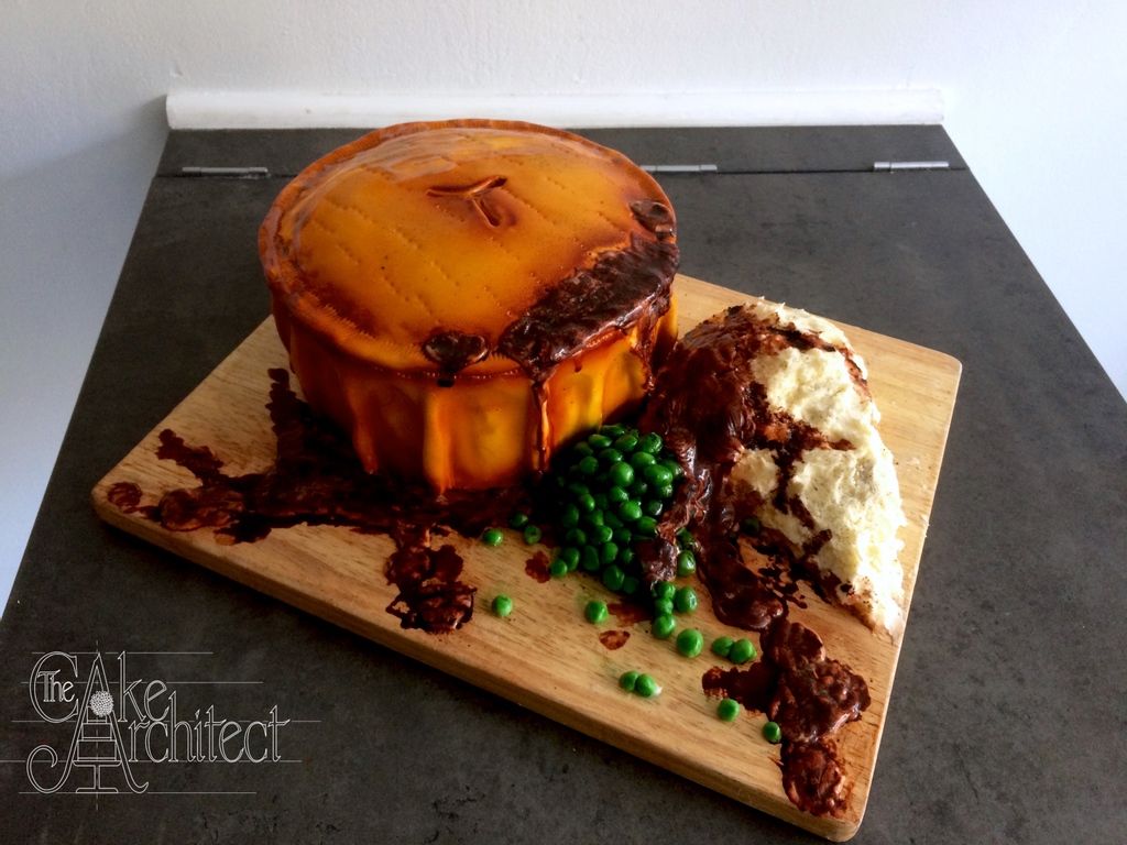 CakeArch's tweet image. Pie and mash, the perfect comfort food for a cold wintery evening.

#illusionckaes #illusion #pieandmash #illusioncakeinspiration #food #cakesofinstagram #coldevenings #cakeforcomfort #bespokecakes