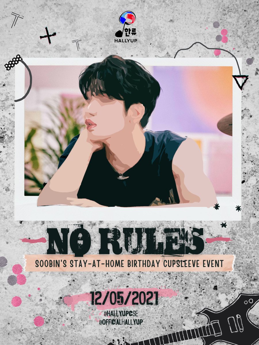 hallyupcse's tweet photo. ⛔ NO RULES ⛔: Soobin's Stay-At-Home Birthday Cupsleeve Event

📆 DOO/DOP: Nov 20, 2021
📦 Shipping from Makati, QC, Laguna
📍 Physical CSE at Happy Face Cafe

🔗 For more details: https://t.co/B5hkrxNSoX

#TXT #SOOBIN #HappySoobinDay https://t.co/FTHseCbgPV