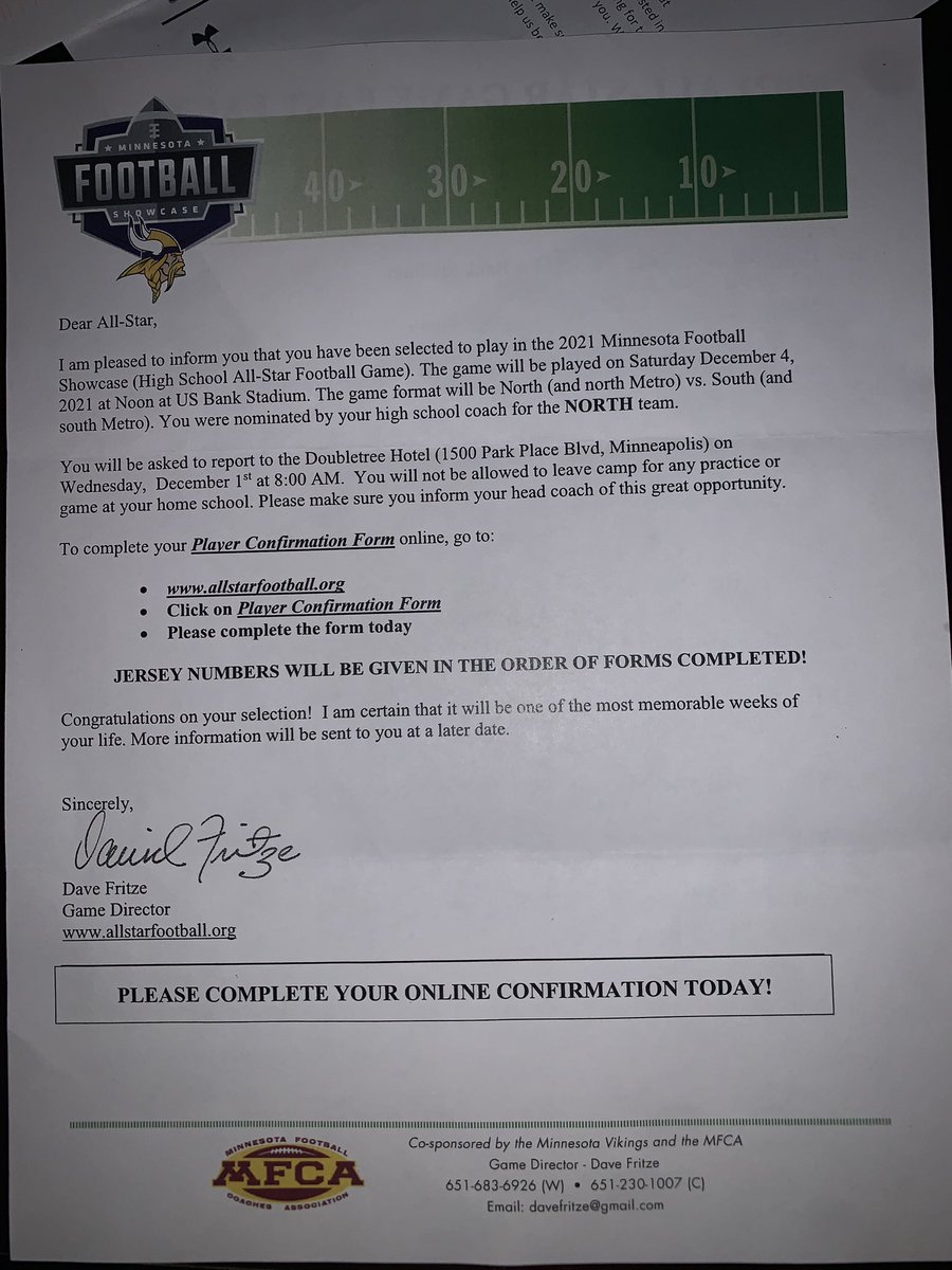 Very excited to be apart of the All Star Game! 🙏🏾‼️ <a href="/cprebelfootball/">CP Football</a> <a href="/NDSUfootball/">NDSU Football</a>