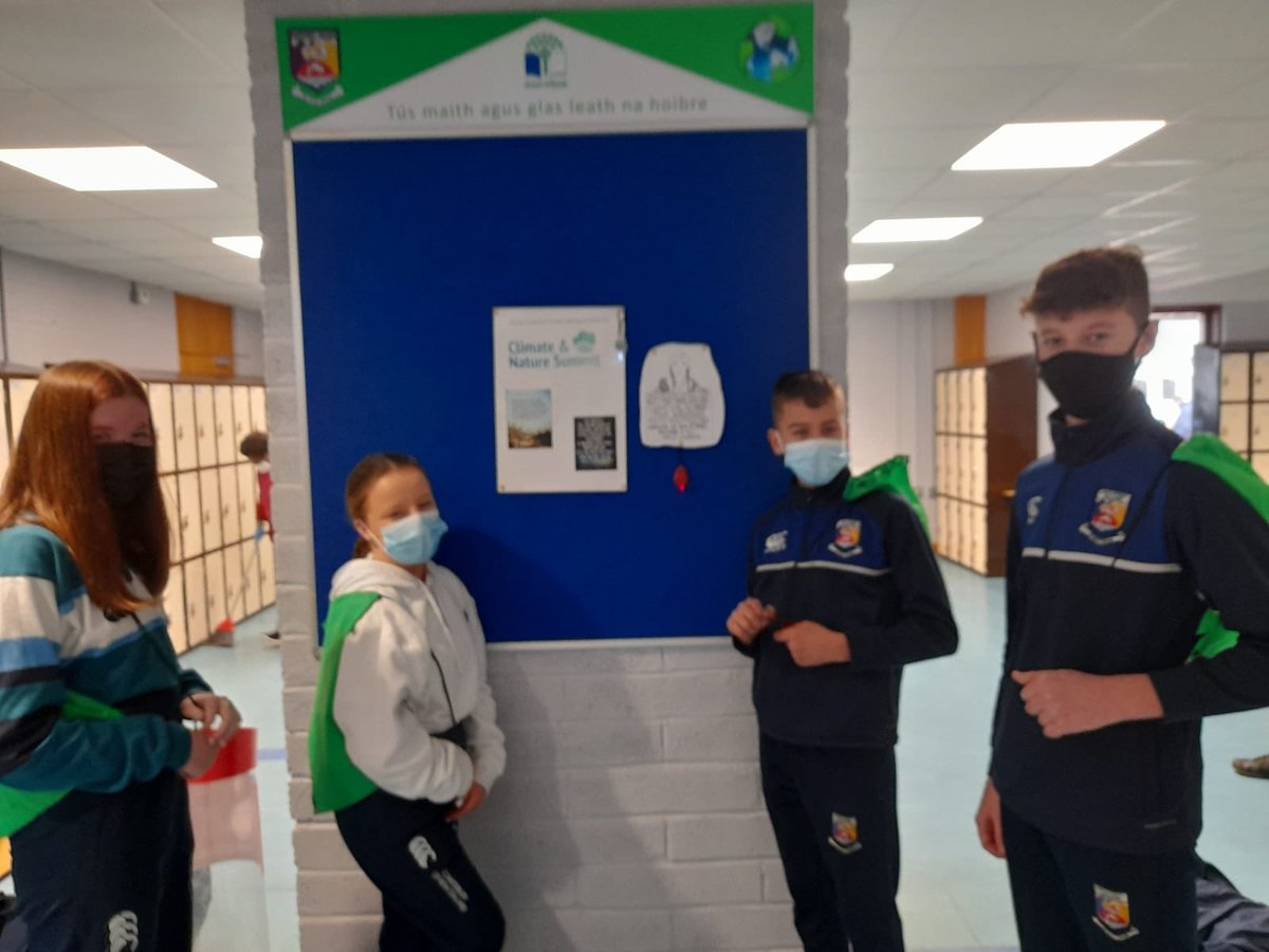 CastletroyC's tweet photo. Thanks to all in our School Community who are involved in discussions/ debates about 'The Care of our Environment "
#COP26 
#climateandnaturesummit # careoftheearth
#walkingdebates #sustainability
@greenschoolsire @Limerickcouncil https://t.co/wl3aapvzO7
