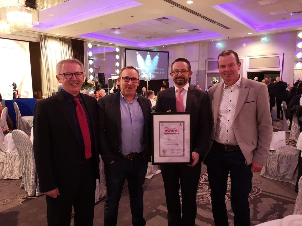 AG are NISO Award Winner 🥇 

We were delighted to collect the NISO Annual Occupational Safety Awards Certificate.

Thanks to all AG staff who actively participate in making our multi sites a safer place to work by creating a positive and proactive safety culture
 
 #NISO