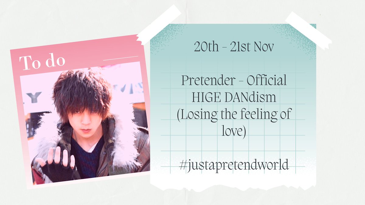 dearmywrld's tweet photo. second week — #justapretendworld https://t.co/Zb47awjvTf
