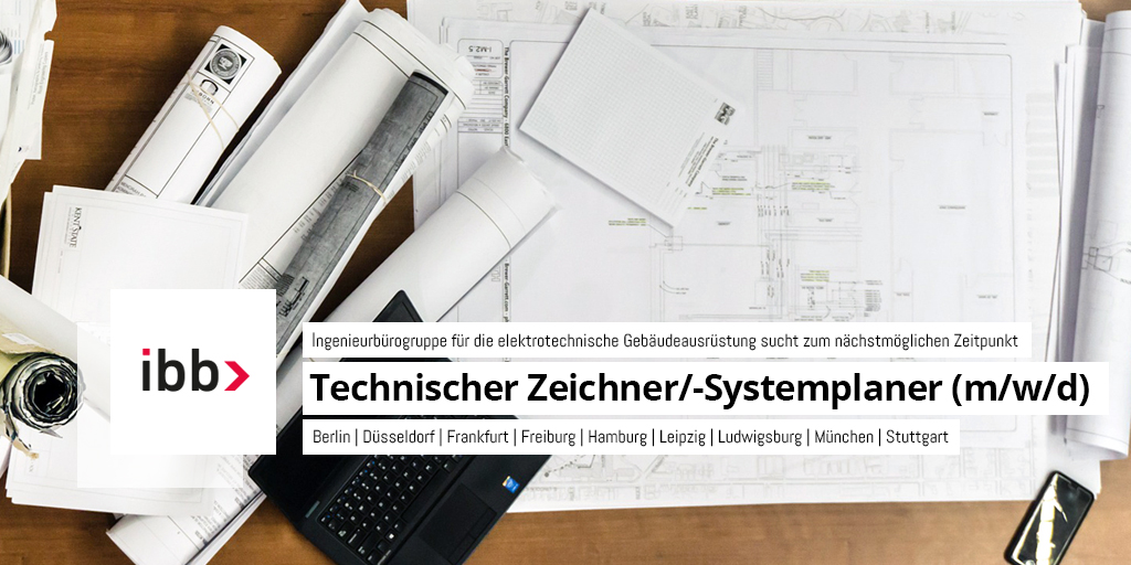 ibbIngGmbh's tweet photo. Wir suchen für unsere #ibb Niederlassungen bundesweit zum nächstmöglichen Zeitpunkt: #TechnischerZeichner (m/w/d) für die #elektrotechnischeGebäudeausrüstung ➡️ https://t.co/lXKuxOdw8x

#topjob #karriere #jobsuche #stellenangebote #bewerbung #beruf #jobs https://t.co/ROGJCKg4SP