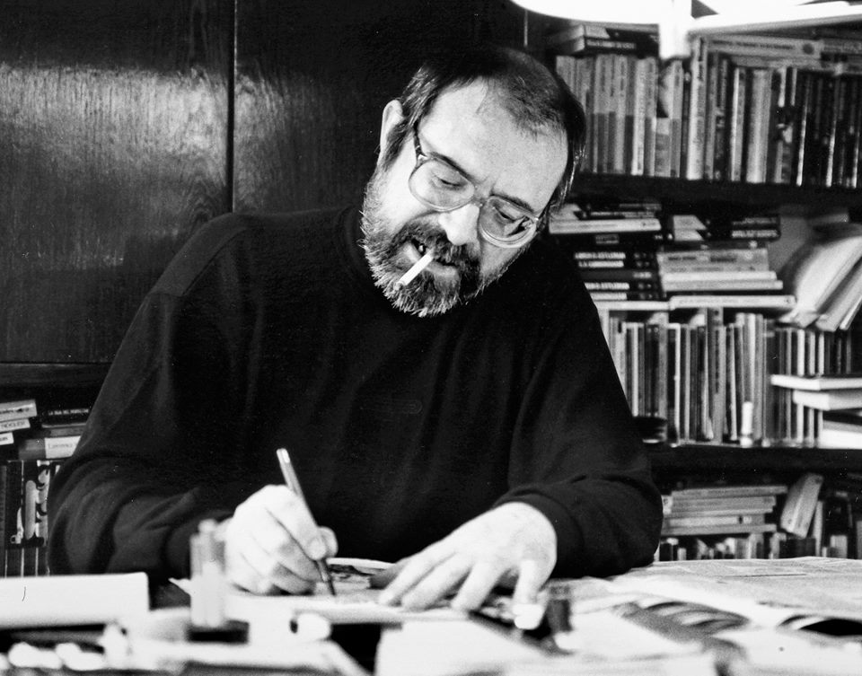 GatPerich's tweet photo. Avui faria 80 anys. Segur que seguiria tan compromès, subversiu, lúcid, mordaç, provocador i reivindicatiu com ho va ser sempre. #ElPerich #ensfafalta https://t.co/ro6QPn3iQo