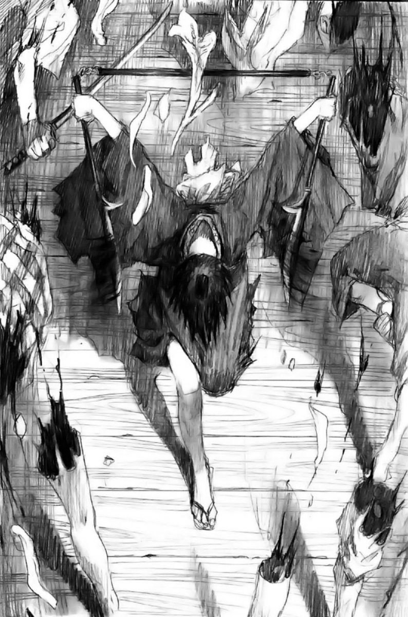 𝐋𝐚 𝐄𝐬𝐩𝐚𝐝𝐚 𝐝𝐞𝐥 𝐈𝐧𝐦𝐨𝐫𝐭𝐚𝐥. De sobra conocido pero leedlo. Hermano pequeño y punkarra de Vagabond. Manji es un ronin con la peculiaridad de que es inmortal gracias a unos gusanos. Se ve envuelto en la espiral de venganza de una chica que le recuerda a su hermana