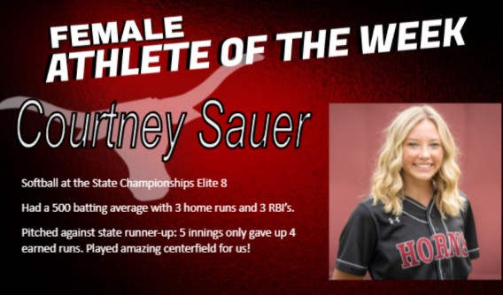 LambertHS's tweet photo. Congratulations to Courtney Sauer - our Athlete of the Week! https://t.co/OjzQ3kR0vr