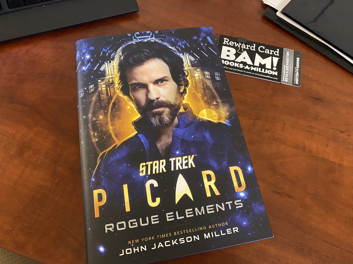 AJHalliwell's tweet photo. Went to the bookstore to buy the #StarTrekDiscovery SFX magazine, which they hadn’t received yet; left with a membership, and a new commitment to purchase a book every time I stop in: starting with #RogueElements. https://t.co/3VCMpYLRx2
