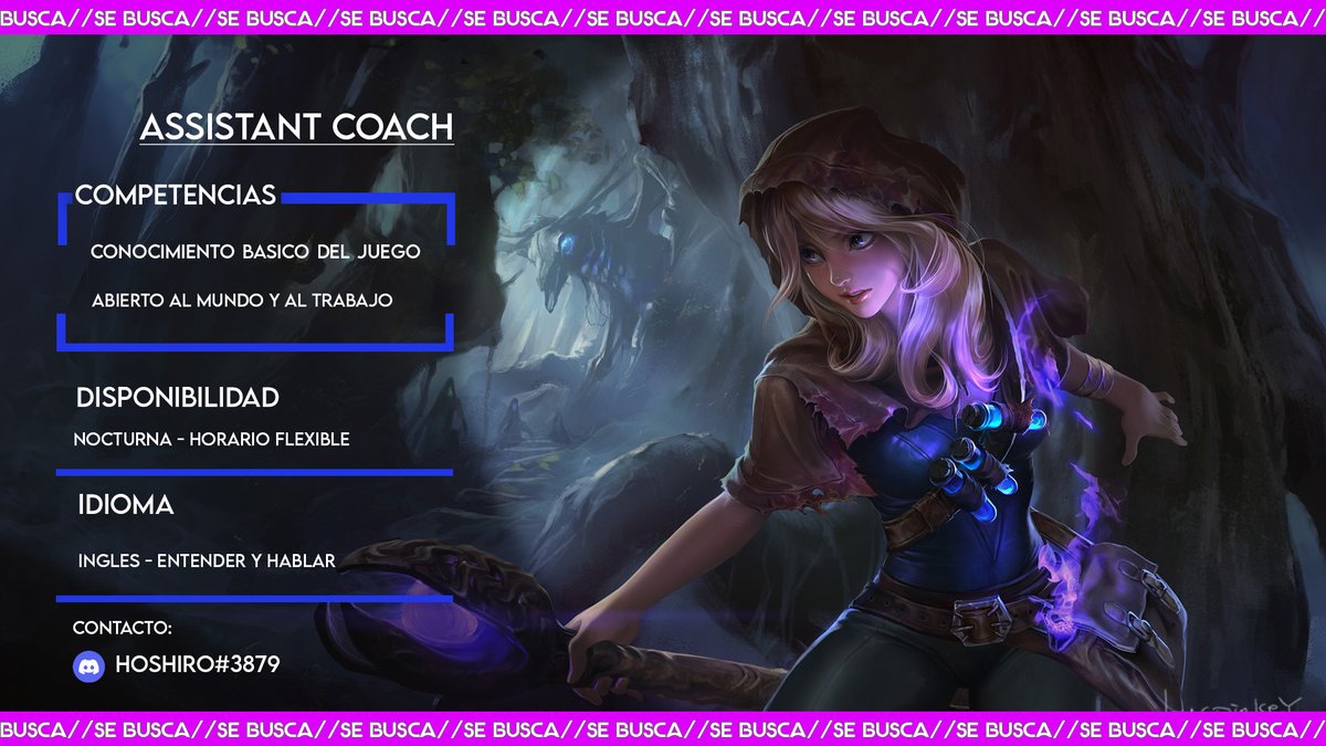 BUSCAMOS ASSISTANT COACH!!