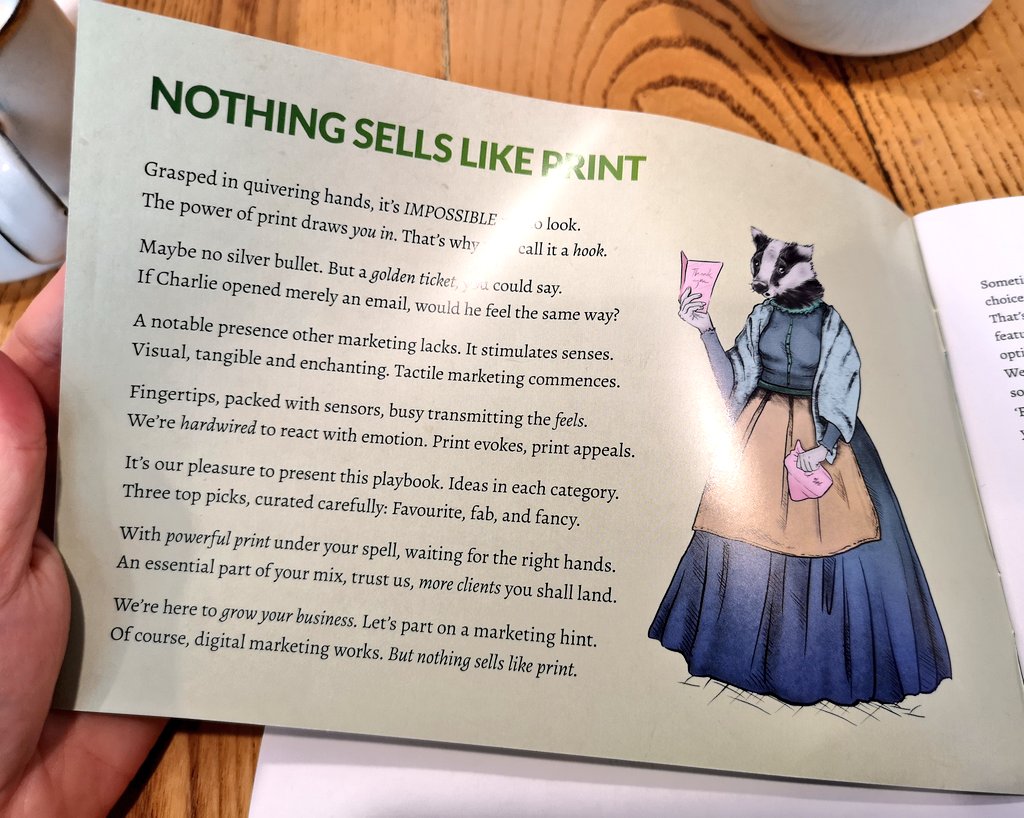 NiamhNic's tweet image. Wow. A 51 page booklet arrives in the post on why print is better. Read this aloud in a posh accent 😅
No print/Low print ftw!
#refusereducereuserecycle ♻️