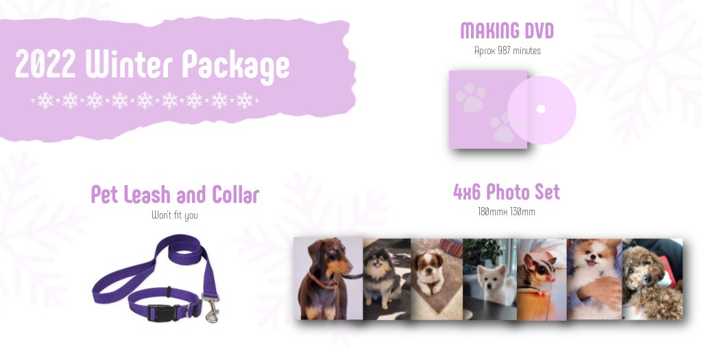 searching4blue's tweet photo. I've never been more excited for #btswinterpackage than I have than for 2022.🐶💜❄
#bts Bam and friends is gonna be amazing. 🐾 https://t.co/IxuclDYXhT