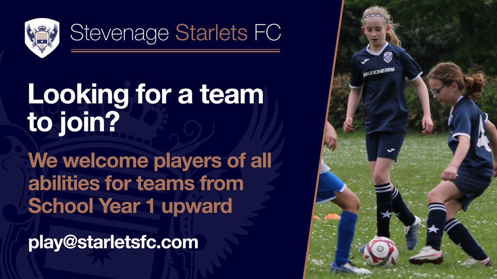 StarletsFC's tweet photo. We are looking to add a couple of players to our well established U12 Navy team. If you are already playing or looking for a move, please get in contact via play@starletsfc.com https://t.co/7cktBZGweA