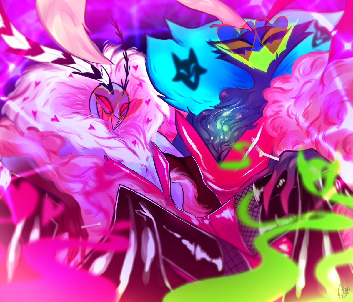 ozcollo's tweet image. ✨That's my best friend, she a real bad B**ch✨ #HelluvaBoss #HelluvaBossOzzie #HazbinHotelValentino