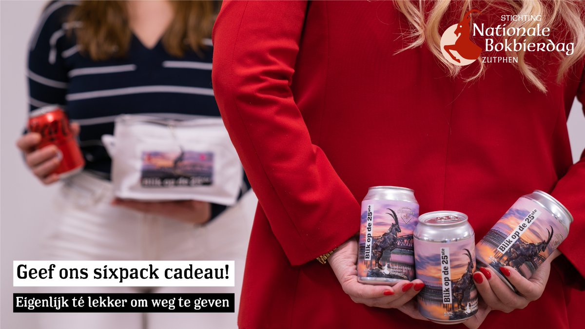 Bokbierdag's tweet photo. Geef ons sixpack cadeau! Of houd hem lekker voor jezelf 😉. 

Kom morgen tussen 10:00-16:00 naar onze winkel in de Beukerstraat 19 of bestel hem online via: info@bokbierdag.nl https://t.co/ZZqIf6vudj