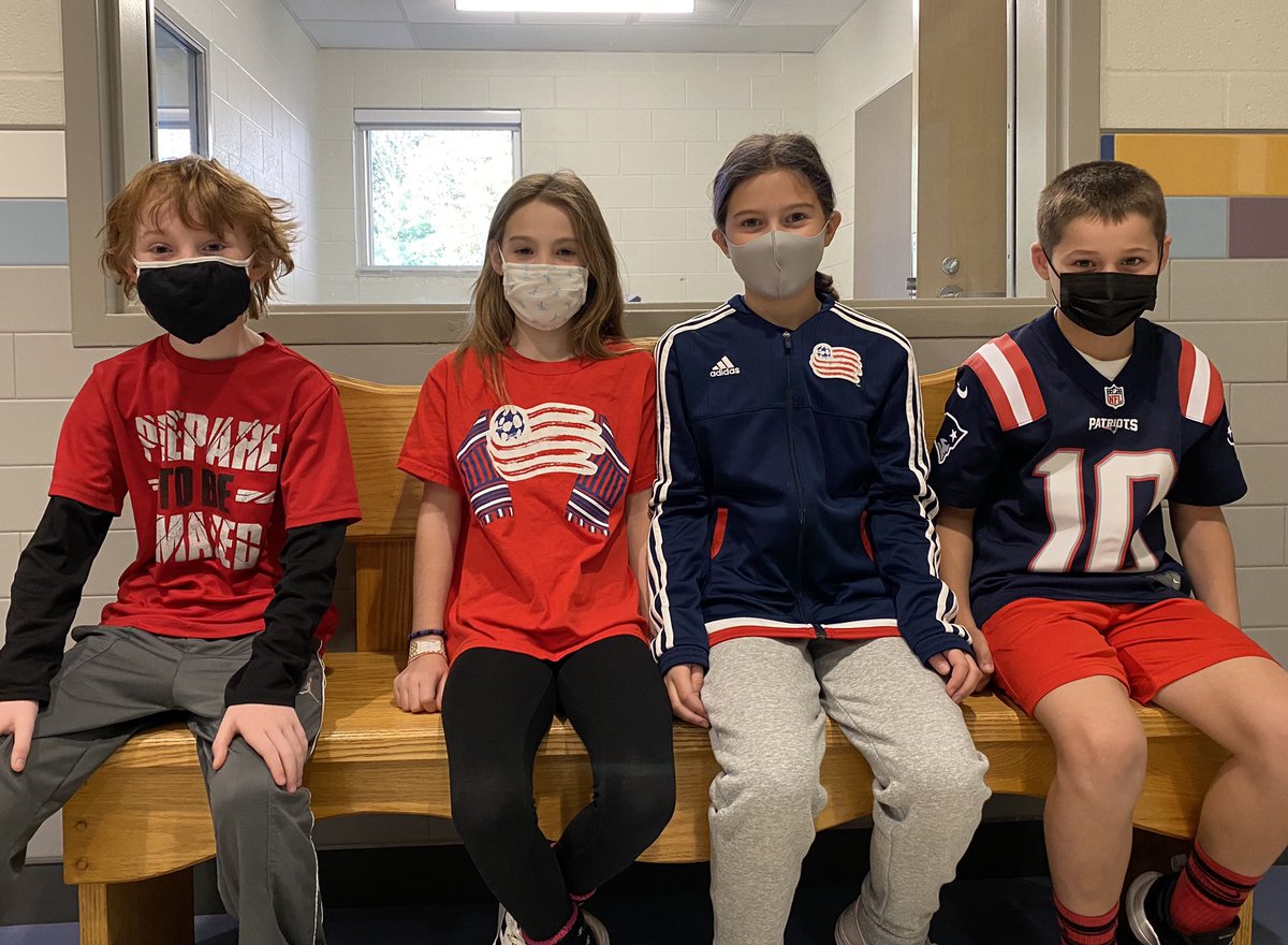 ⚽️ Burrell School celebrating New England Revolution in the playoffs with the best record!!  #theboro02035 #NERevs <a href="/burrellelem/">Burrell Elementary</a> <a href="/NERevolution/">New England Revolution</a>