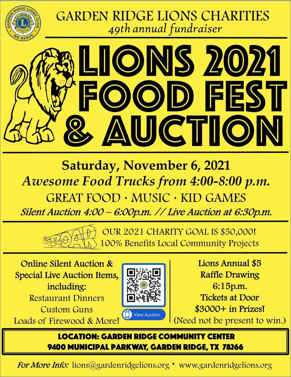 CisdCPN's tweet photo. Come out for this fun event!!! CPN is proud to partner with the Lions Club that supports scholarship opportunities for @cisdnews graduating seniors! @Supt_comalisd @Davenport_HS https://t.co/JKPIxW55Qj