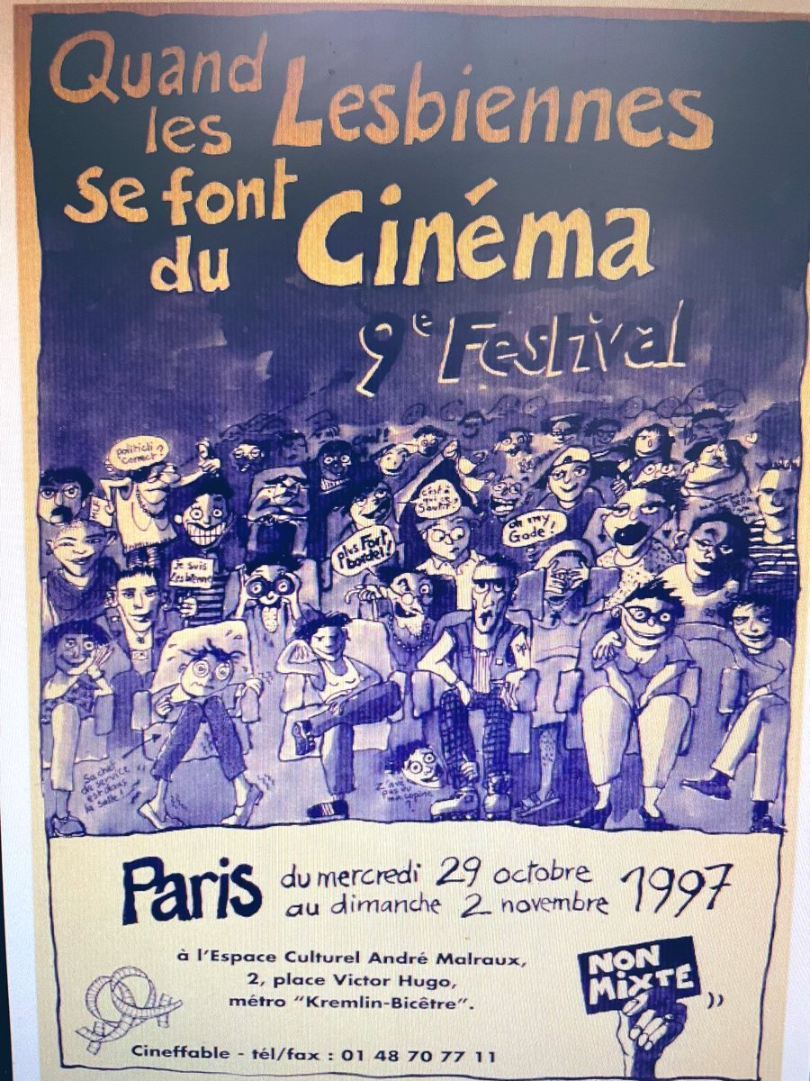 HES_Paris's tweet photo. Petite excursion dans l’ #histoire des #Lesbiennes au siècle passé! #Femmes #Lesbienne #LGBT #ArchivesLGBT #MLF #FHAR #culture #cinéma #Cineffable https://t.co/PJ6j8wIRpc