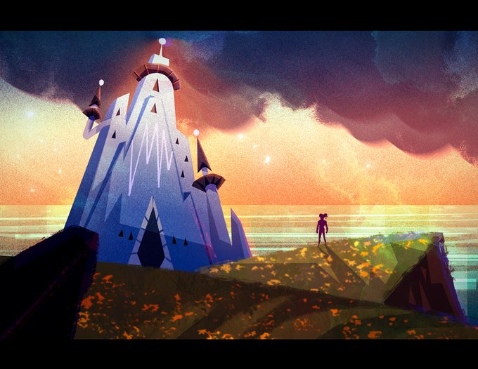was looking through my folders and found this old idea about a character stuck in an island with one single tower, a bird Buttler and a deadly maze. Like everything, it was shelved. I should revisit this. 