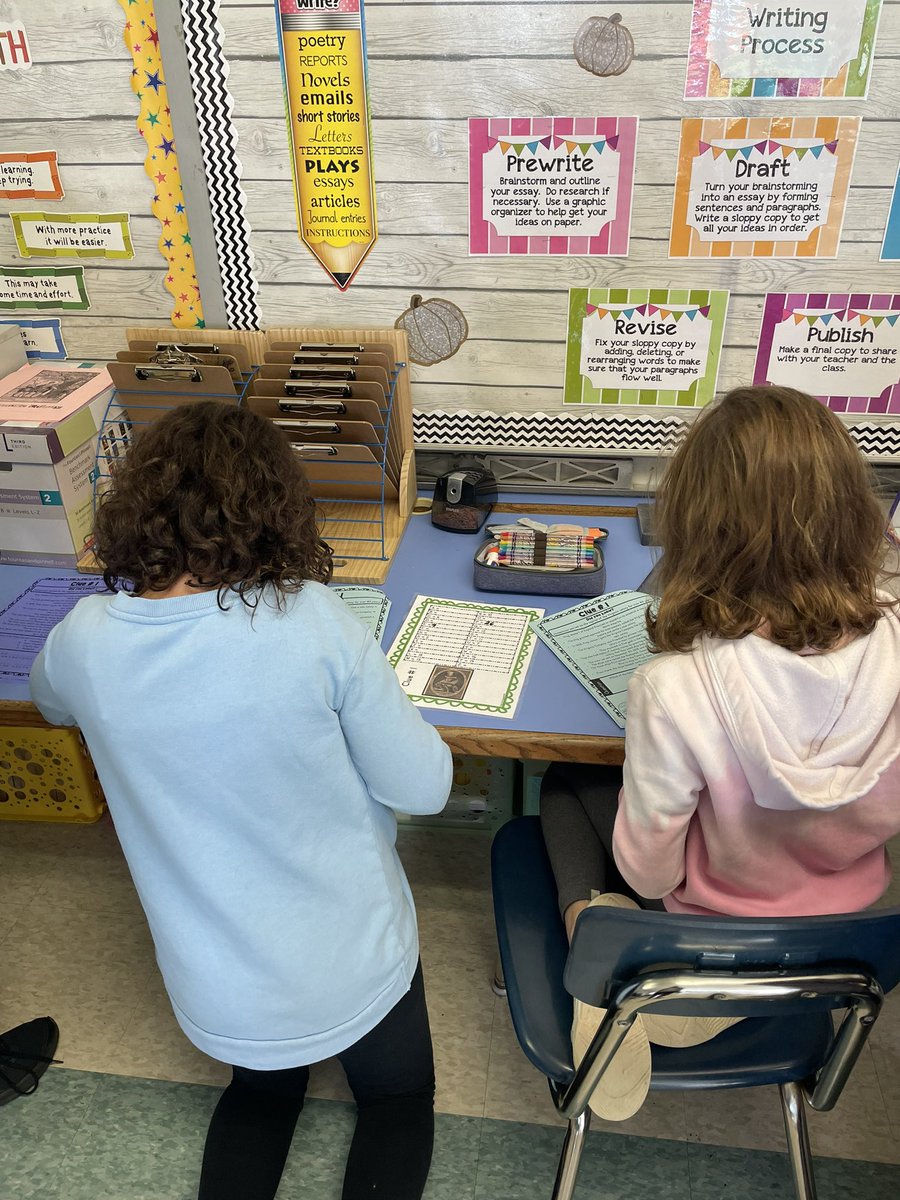 MissCziraky's tweet photo. Rockstar 5th graders right here! After learning all about the Jamestown Colony, we tied it together with a Jamestown-themed Escape Room. We have some creative thinkers in Room 127! https://t.co/hdobZm1x97