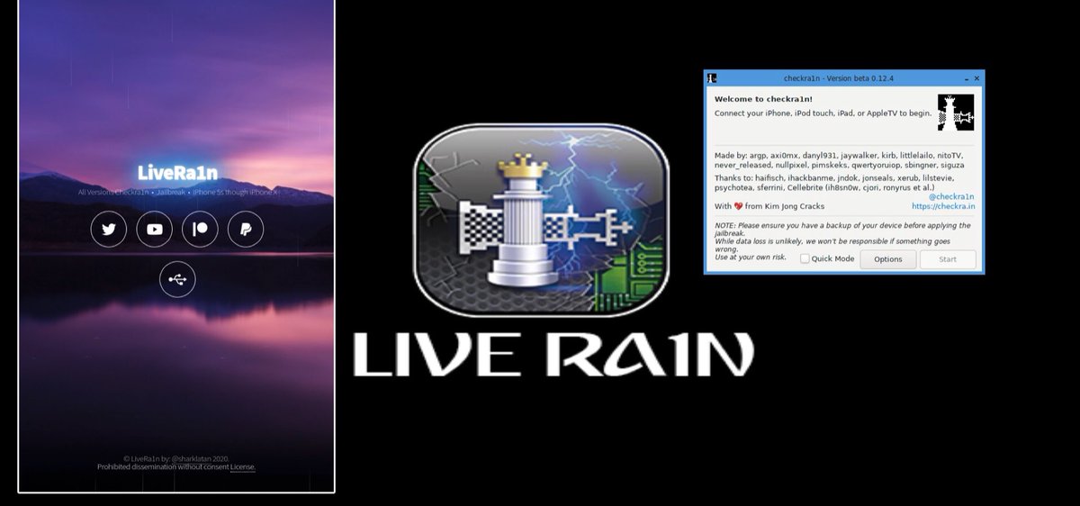 sharklatan's tweet photo. Ayer me acoste tarde
Pero recuperé algunos scripts y de paso volví a crear #iso de #LiveRa1n v3
No entiendo porque nunca lance esta versión 🤔
Son 300mb
#Entorno #Gráfico
Soporte internet
#checkra1n
#Python
#ssh
#OdysseyRa1n
#Chrome
Etc https://t.co/1Dt5aZK6I8