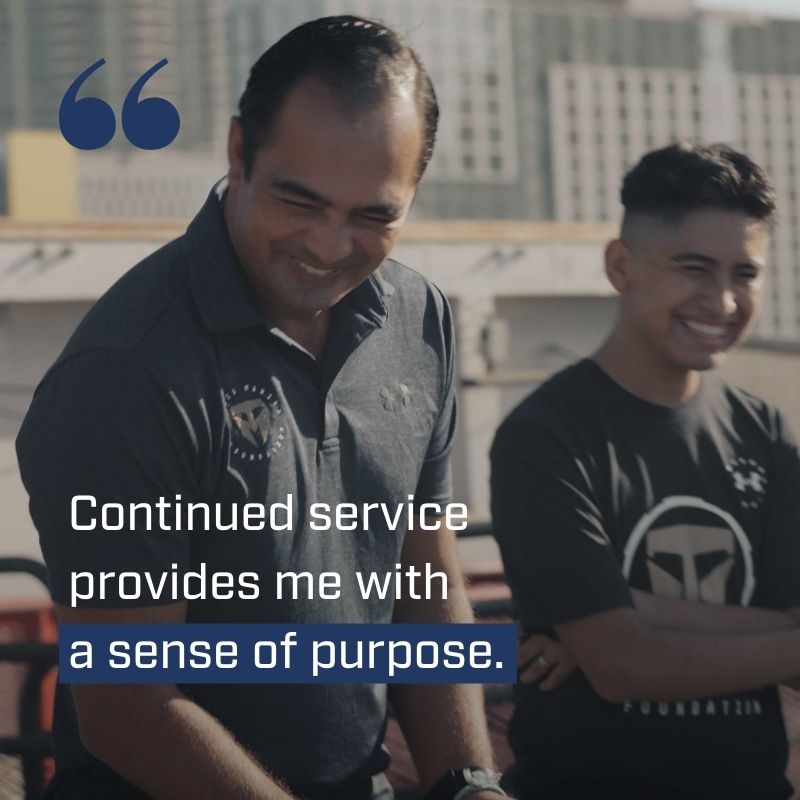 TMFoundation's tweet photo. After serving 20 years in the US Marine Corps, Vishal Amin struggled with his transition to civilian life after the military. Not knowing his strengths or what to invest in, Vishal now finds purpose as a Veteran Mentor with TMF. https://t.co/zpdgYsYFwz