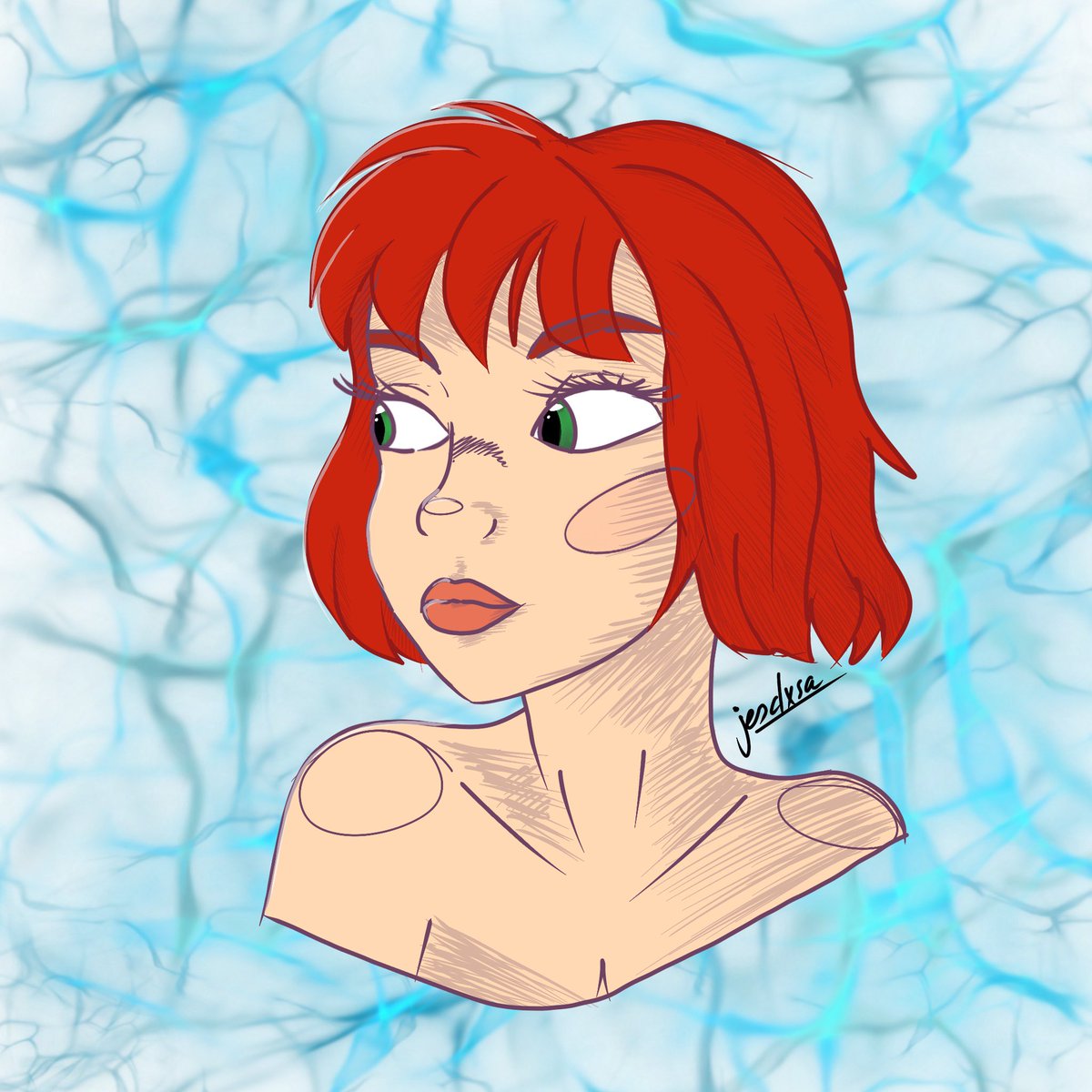 liza_touko's tweet photo. Ariel con el pelito corto🥰✨
#DisneyPrincess #Ariel #LittleMarmaid #digitalart #digitalprincess #ArtistOnTwitter https://t.co/5plMyGt73D