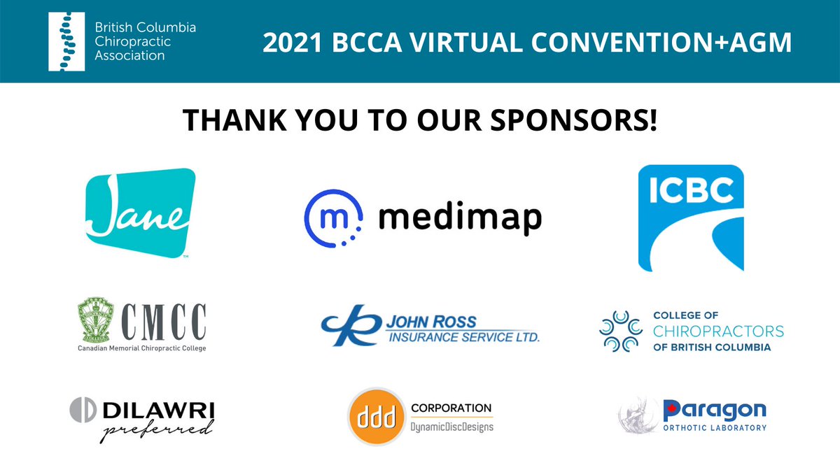 As the 2021 BCCA Virtual Convention+AGM draws to a close, we would like to thank all our sponsors who helped make this event a success.