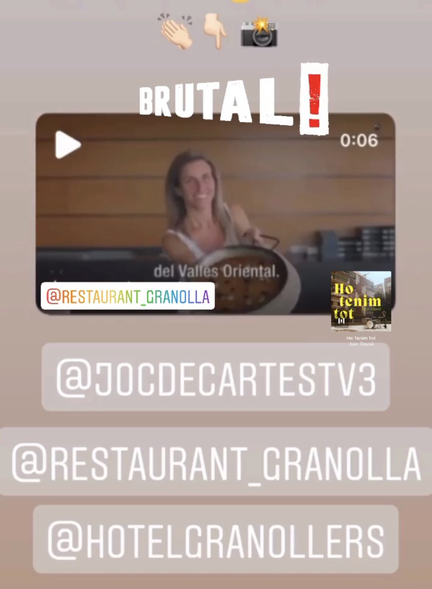 granollers_ofic's tweet photo. Dimecres 10 de novembre, si el dia abans de Sant Martí, tots a gaudir de l’espectacle del @Lagranolla a @JocdeCartesTV3  #esmorzardeforquillaalvallesoriental 🥂 #granollers #cuina @hotelgranollers #semprepositius https://t.co/ueZksxK6Mo