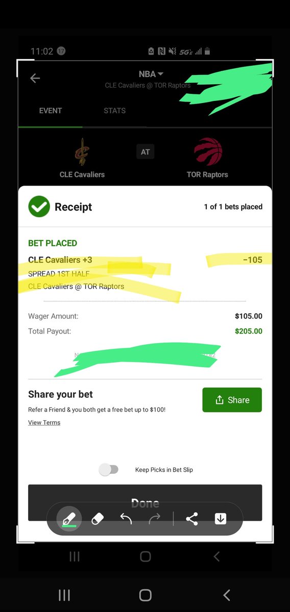 PhillySprtsRich's tweet photo. 🚨🆓 #NBA #FreePick #Collab
@PhillySprtsRich & @Bills_Picks
🎯Cavs First H +3 -105 (1u) Dkng
MUST drop a 💚/Retweet if meeting our crew & us at the 🏦!
#GamblingTwitter
#BanksAlwaysOpen 🤑
#PhillyPsPicks #BillsPicks https://t.co/yiUDnZ5osN