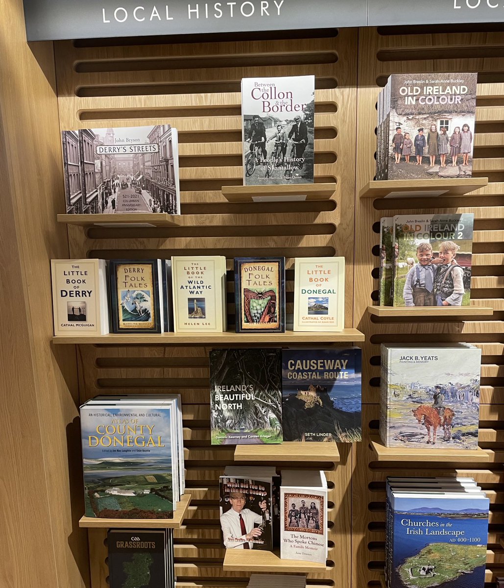 Lovely to see our books in ⁦<a href="/WFoyleside/">WaterstonesFoyleside</a>⁩.