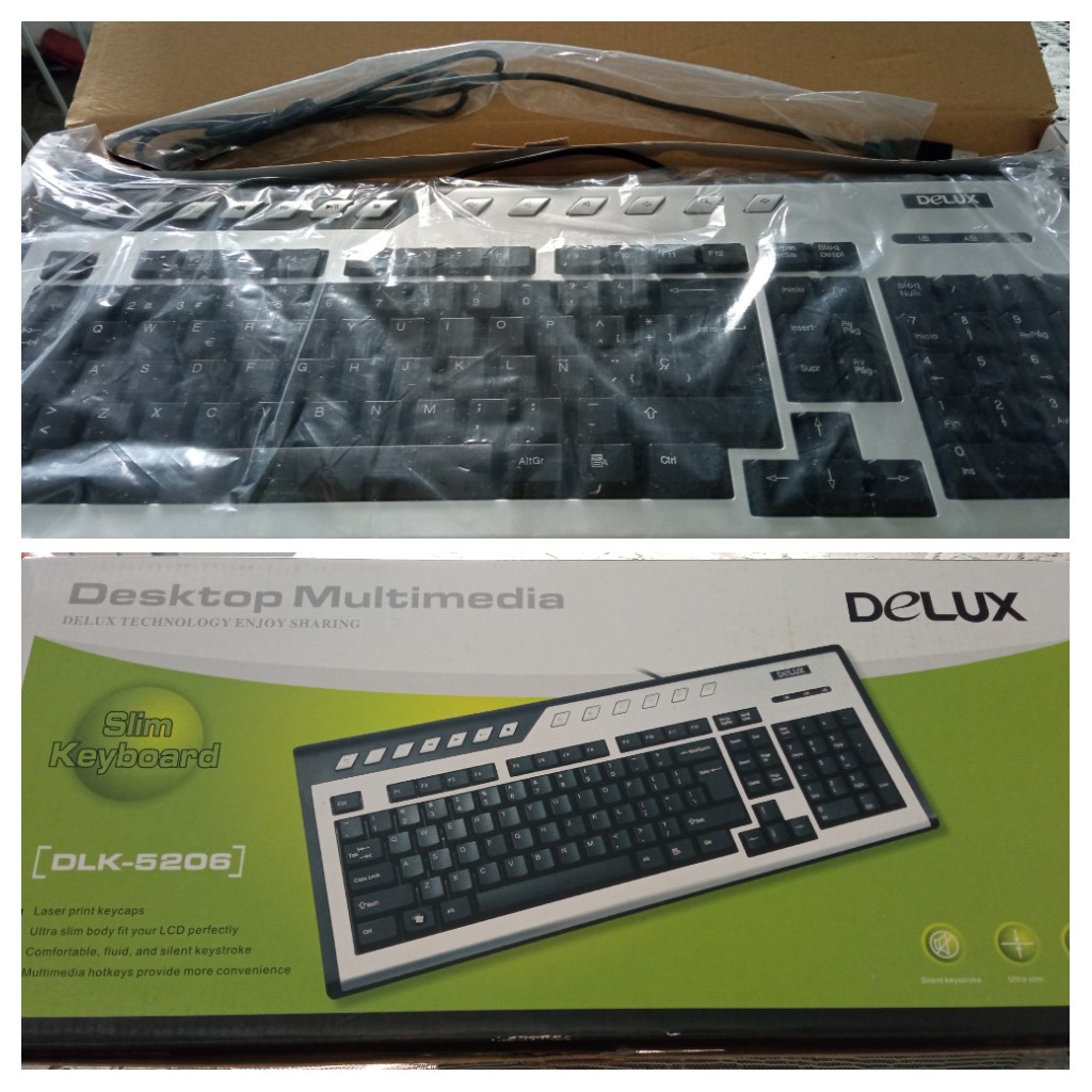 Tiendaseka1's tweet photo. #Teclado de pc #nuevo, marca #Delux. En #venta. 

#vzla 
#garage 
#pc https://t.co/M76jdUu4z2