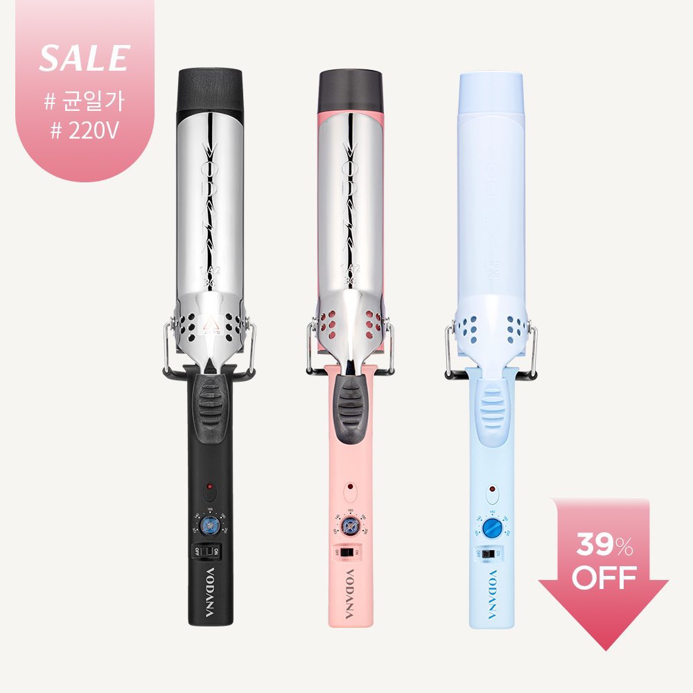 SeoulSpringShop's tweet photo. 💞Preorder💞VODANA Glamwave Curling Iron
 
💸 2,450฿

〰️สีดำ 32mm, 36mm
〰️สีชมพู 32mm
〰️สีฟ้า 36mm

💛มัดจำ 300฿ 💛
❌16/11/2021❌
#Springpreorder #พรีออเดอร์เกาหลี #ชี้เป้าโปรถูก #พรีออเดอร์ #พรีเกาหลี #ใช้ดีบอกต่อ #vodana https://t.co/GyBqGmaTcu