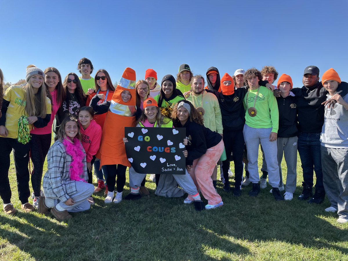 SHSCougarPack's tweet photo. The girls soccer team defeated Audubon today in the 2nd round of playoffs 1-0! Bella DeVoe had the only goal of the match with seconds left in the first half with an assist from Kerri Jackson! The defense led by Ella Berger put up another shutout in the Cougars win!#ALLin https://t.co/dxjwHtKugO