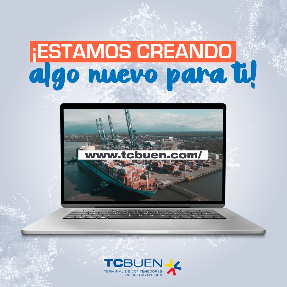 Tcbuensa's tweet photo. 💻En TCBUEN nos estamos renovando para traerte un sitio web más amigable, más eficiente y más accesible . ¡Sigue conectado con nuestras redes sociales para enterarte de qué trata!🧐 
#TCBUEN #TerminalDeContenedores #Buenaventura https://t.co/oVuwQsA9XL