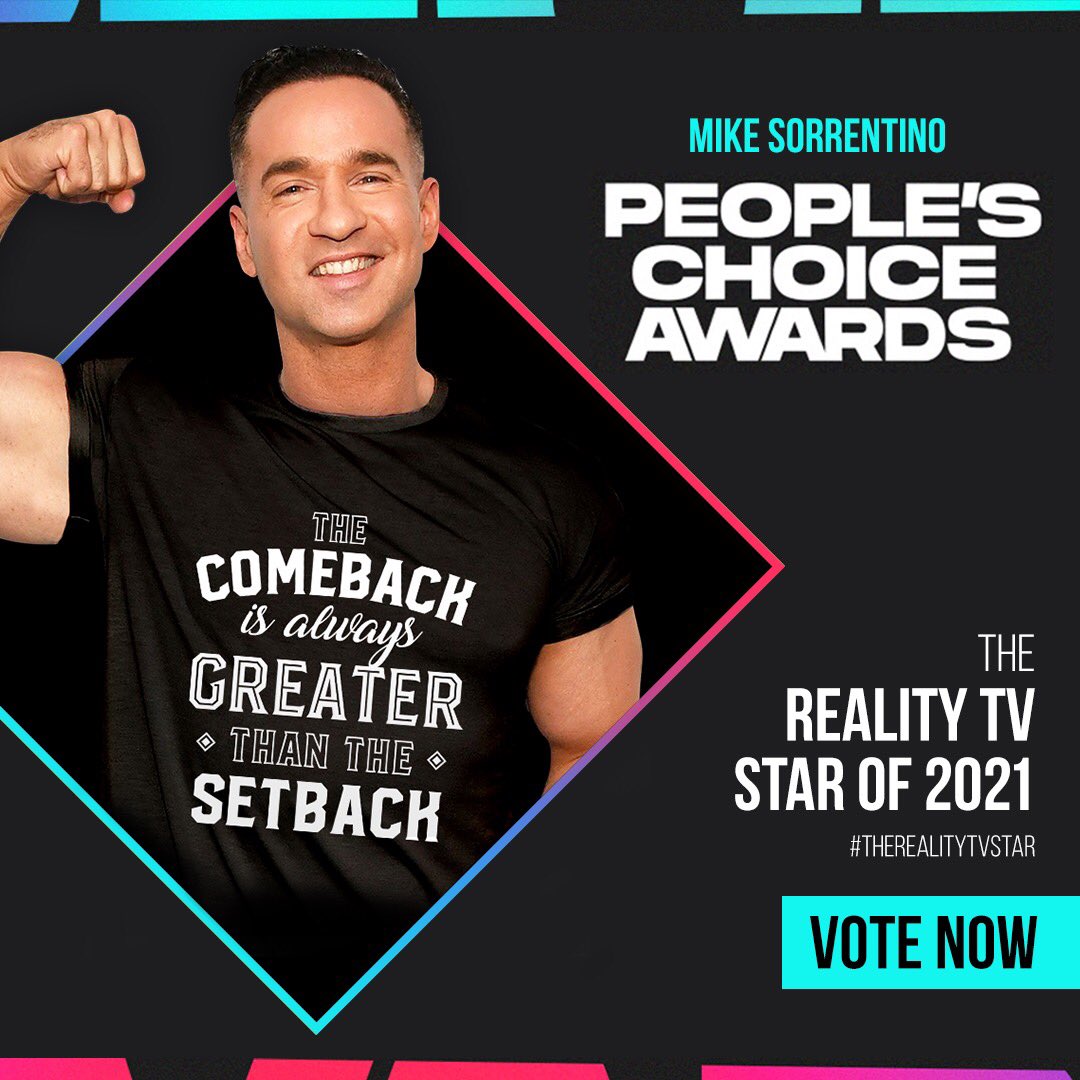 lauren_pesce's tweet photo. Vote for my 🍯🥰 @ItsTheSituation 
To vote, retweet this or send a tweet with #TheRealityTVStar and #MikeTheSituation ! Don’t forget you can vote up to 25 times a day! 🤍✨ #PCAs https://t.co/f2b6sMbaxX