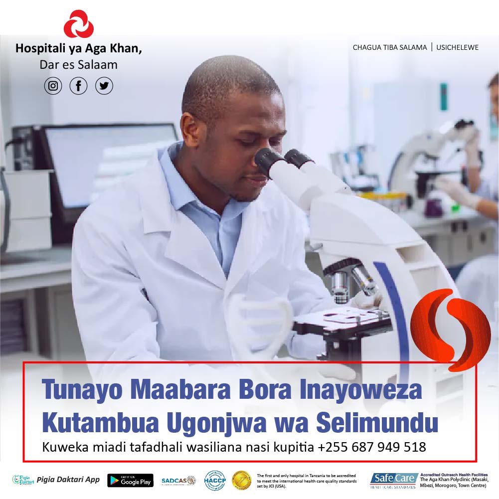 akhstanzania's tweet photo. Get screened to know your sickle cell status. Our state of the art laboratory will handle your diagnosis with accuracy and promptness. Visit us now.
#sicklecell #sicklecellawareness #sicklecelldisease #sicklecellmatters #sicklecelldiagnosis #sicklecelltest #tanzania https://t.co/pLE8ylOvzw