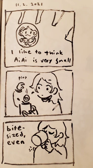 i wrote the wrong date on this bc its definitely weeks old but?!? WAS I GOING TO EAT AIAI MONKEY BALL 