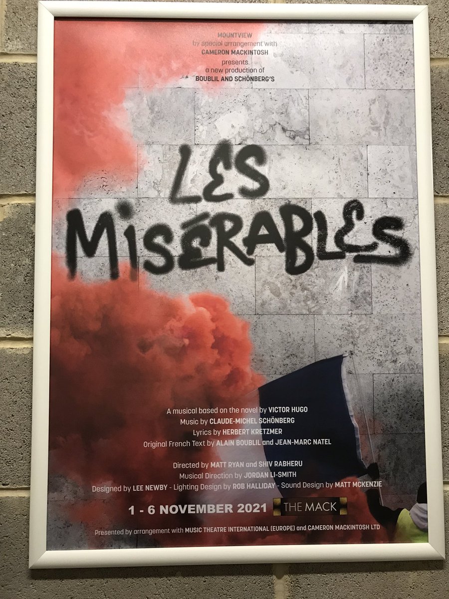tinabf's tweet photo. Looking forward to #LesMiserables @MountviewLDN With @JordanLi_Smith #MusicalDirection they’re already winning https://t.co/eW05ClgMEq