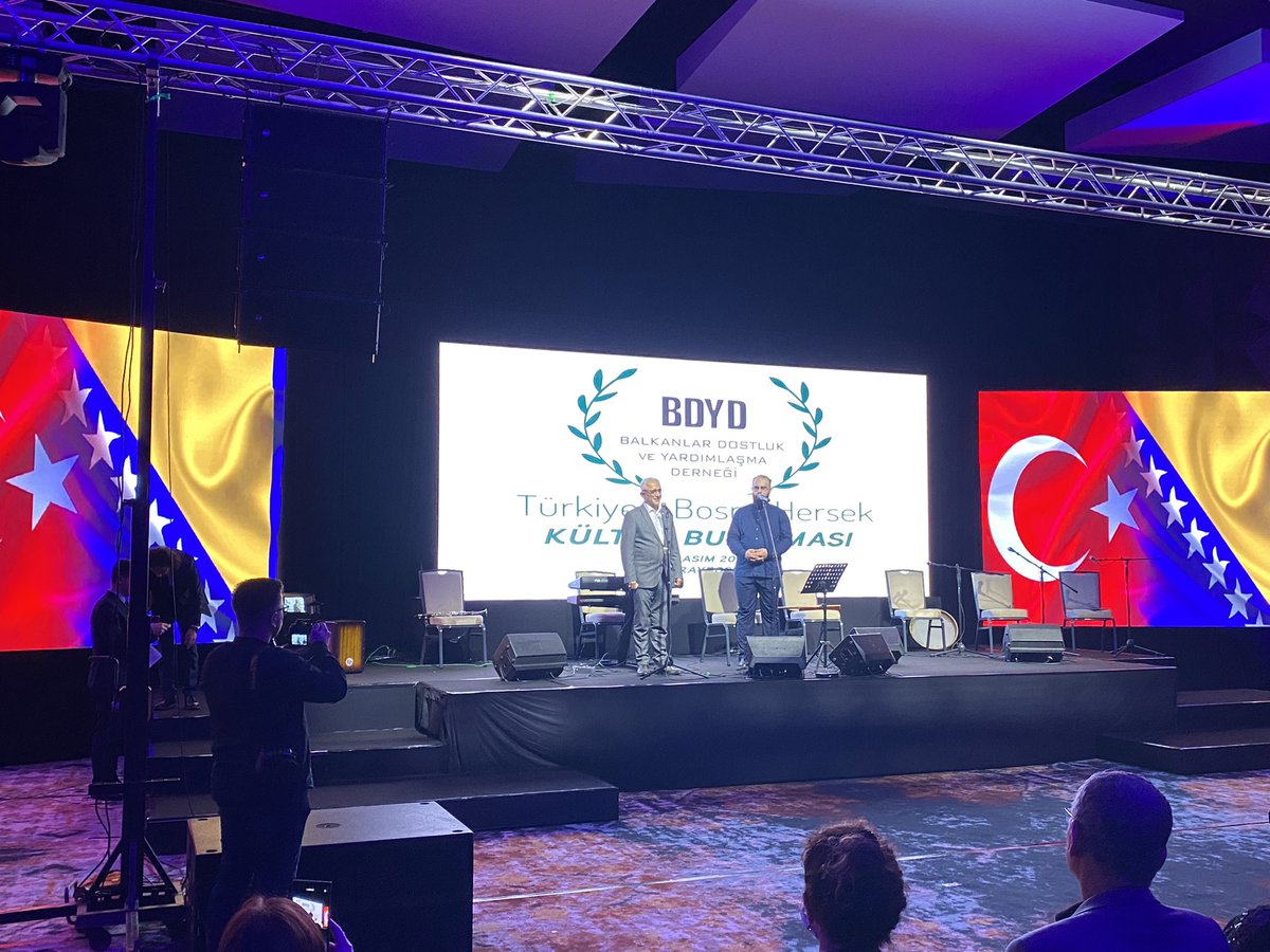 Saraybosna’daki “Türkiye-Balkanlar Dostluk Buluşması “ BDYD Genel Başkanı Sayın Sinan Balkaya’nın konuşmaları ile başladı.